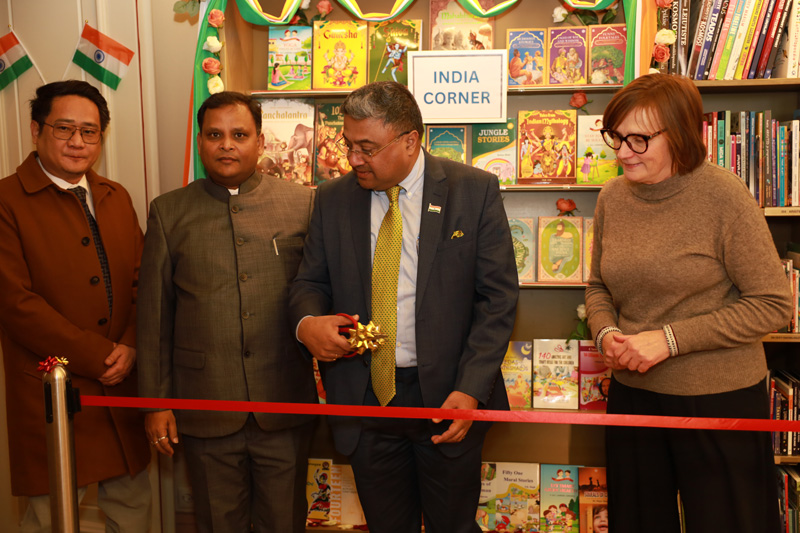 Inauguration of India Corner at Estonian Children’s Literature Centre in Tallinn